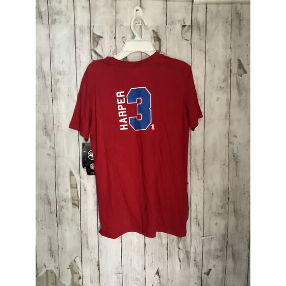 Ryan Howard #47 Philadelphia Phillies Red Baseball Youth Men XL T-Shirt - Picture 2 of 5